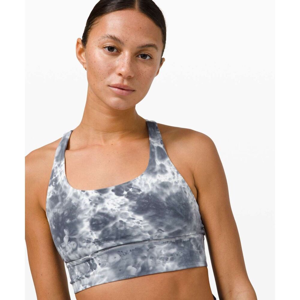 Lululemon Energy Bra Long Line *Tie Dye Size 6 B/C Cup